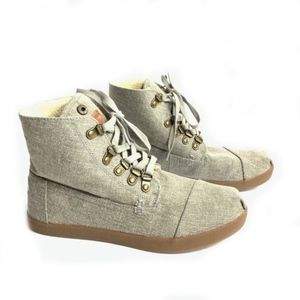 TOMS Women’s Taupe Hemp Boots